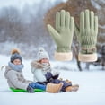 thumbnail image 6 of ToyKingdee Winter Warm Gloves for Women Cold-Weather Waterproof Windproof Touchscreen Snow Ski Gloves for Running Driving, 6 of 6