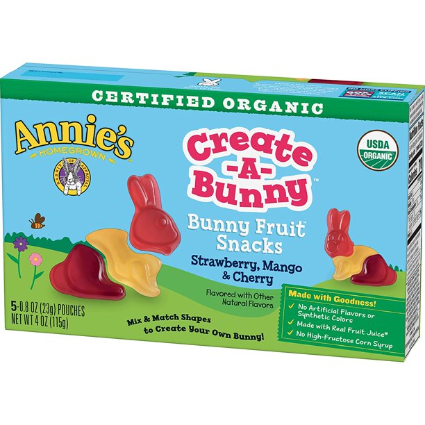 Annies Homegrown Homegrown Build A Bunny Fruit Snacks, 10Count