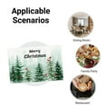 thumbnail image 5 of JOOCAR Merry Christmas Snowy Pine Trees with Red Birds Holiday Design Linen Table Mats Set of 4 for Home Kitchen Table Decor 12x18 inch, 5 of 5
