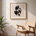 thumbnail image 6 of Monochromatic Foliage II - Drawing Botanical Minimalist Line Art Black and White Nature Floral Abstract Unframed Wall Art Print 36 x 36 inches, 6 of 9
