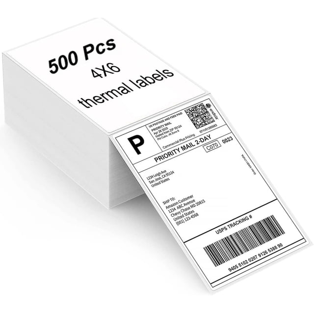 Etiquetas térmicas para envíos MBLABEL 4x6 (10x15 cm) 500 etiquetas