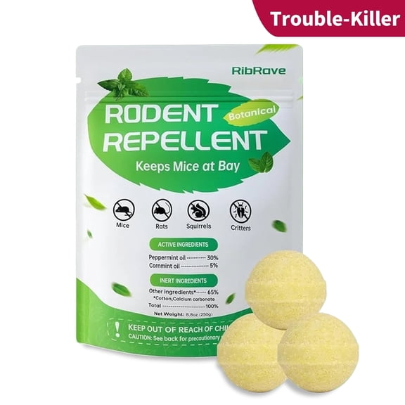 Tasajee 10 Packs Rodent Repellent Peppermint Oil to Repel Mice and Rats Mint Mice Repellent for Indoor & Outdoor to Get Rid of Mouse Rat Pest Squirrel Spider for Attic Garage RV House