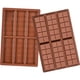 thumbnail image 1 of Moldes rectangulares de chocolate para hacer barras rellenas, resistentes al calor (de -40 °F a 446 °F), moldes para barras profundas, moldes para derretir cera, paquete de 2, silicona de grado, 1 of 5