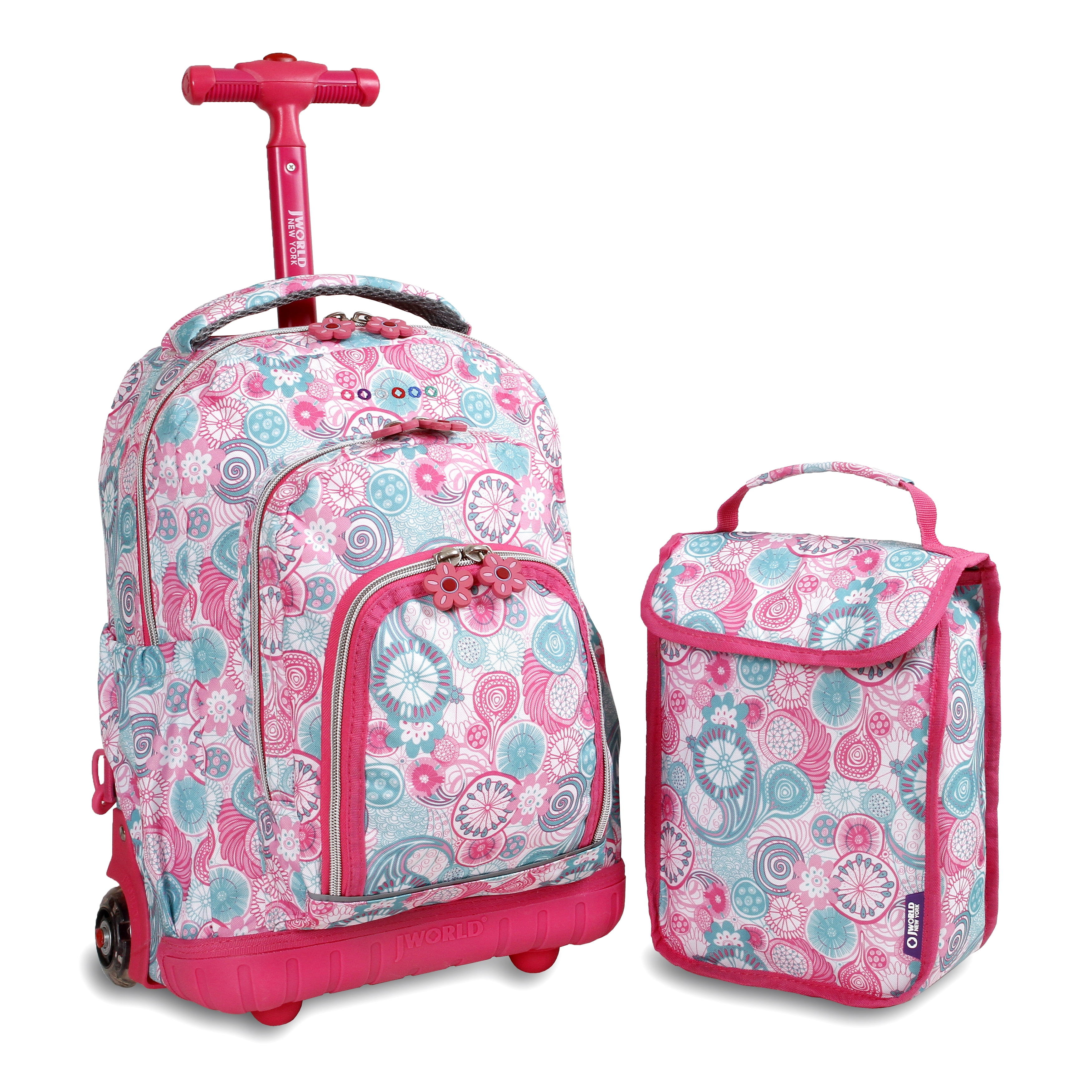 J World New York J World Lollipop Rolling Backpack With Lunch Bag Poppy Pansy Walmart Com Walmart Com J World New York J World Lollipop Rolling Backpack With Lunch Bag Poppy Pansy Walmart Com Walmart Com