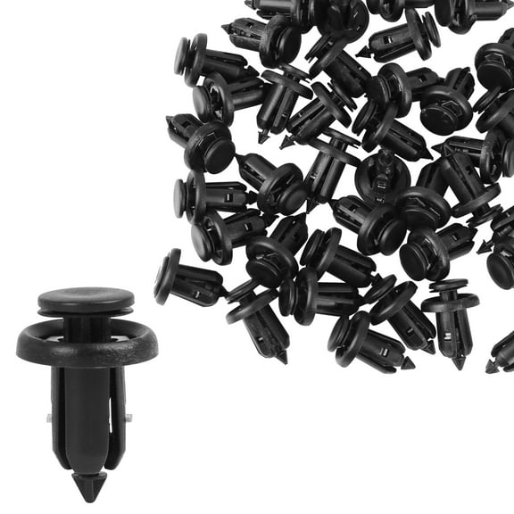 Unique Bargains 40pcs Plastic Black Car Retainer Clips for Honda Accord Civic CR-V Odyssey 91506-S9A-003