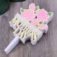 thumbnail image 3 of WHAMVOX Pink Plastic Cake Topper for Mother's Day Decoration Lightweight and Durable 10 Pieces, 3 of 8