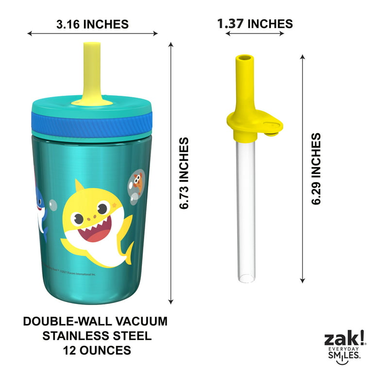 Zak Designs 12-oz. Stainless Steel Double-Wall Tumbler for Kids