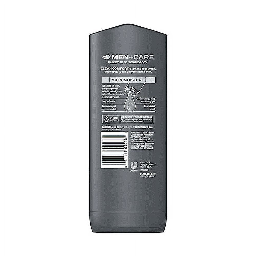 Dove Men Care Body Wash And Face Wash Clean Comfort 13.5 oz, Pack of 3