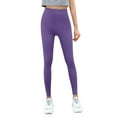 thumbnail image 3 of Women's Solid Color Leggings High Waisted Workout Athletic Activewear Pants Tummy Control Stretchy Sports Buttery Workout Leggings, 3 of 8