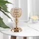 thumbnail image 4 of Candelabro de cristal para mesa de comedor, candelabro decorativo Dorado L, 4 of 6