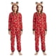 thumbnail image 5 of Christmas Family Matching One-piece Pajamas Jumpsuit Father-Son Mother-Daughter Romper Hooded Family Looking Outfits, 5 of 5