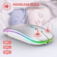 thumbnail image 5 of Mouse Inalámbrico Uplayteck LED Bluetooth Recargable Silencioso, 5 of 7