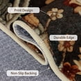 thumbnail image 6 of DEORAB 5x7 Vintage Floral Area Rugs, Machine Washable Rugs for Living Room, Non Slip Rug with Rubber Backing, Runner Rug for Bedroom Entryway Dining Home Office, 6 of 9