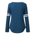 thumbnail image 5 of Clothes under $5 asdoklhq Maternity Clothes for Women,Stripe Long Sleeves Solid Nursing Sweatershirt Tops Blouse, 5 of 8