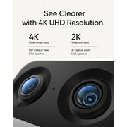 eufy Security Indoor Cam S350 with HomeBase 3, Dual Cameras, 4K UHD Resolution Security Camera with 8× Zoom and 360° PTZ, Human/Pet AI, Dual-Band Wi-Fi 6