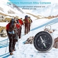 thumbnail image 4 of Portable pocket compass, outdoor camping explorer button compass, mountain climbing compass, used for hiking navigation, 4 of 5