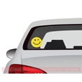 thumbnail image 4 of Car Window Decals for Women Smiley Wink Face Stickers Happy Vinyl Art 7x6.5-Inch Glossy Yellow, 4 of 7
