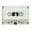 White, variant on Voice Recordable Greeting Card, Message Recorder Cassettes Talking Card, Voice Gift for Birthday, Mother's Day, Father's Day, Christmas, Valentine's Day