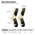 thumbnail image 2 of KLL Owl with Mandala Print Cool Socks Men's Women's Crew Socks Funny Crazy Novelty Stockings, 2 of 6