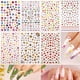 thumbnail image 2 of 12 Sheets Nail Art Sticker 3D Self-Adhesive, Nail Art Decoration with 5 Boxes Holographic Nail Art Glitter Flakes Butterfly Heart Star Maple Leaf Nail, 2 of 4