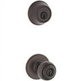 thumbnail image 2 of Kwikset Adjustable 991 Juno Keyed Door Knob Bronze, 2 of 2