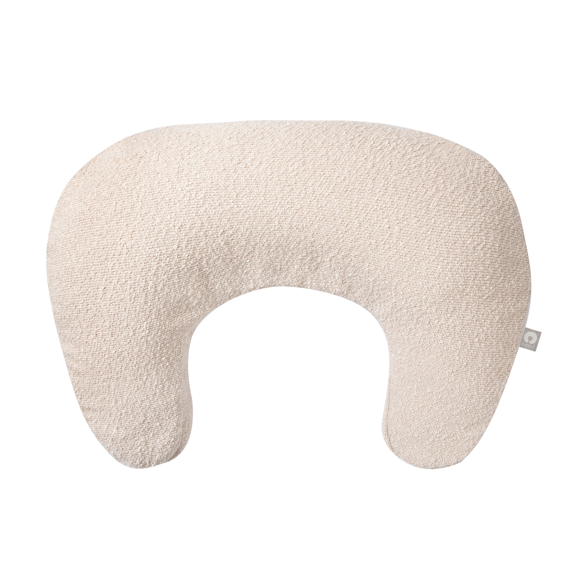 Boppy Nursing Pillow - Ergonomic Bottle & Breastfeeding Pillow, Higher, Firmer & Larger, Water-Repellent with Washable Premium Fabric Cover, Baby Safety Alliance Verified - Boucle Oatmeal