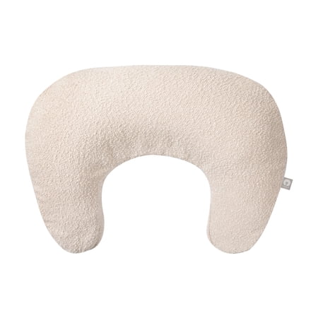Boppy Nursing Pillow - Ergonomic Bottle & Breastfeeding Pillow, Higher, Firmer & Larger, Water-Repellent with Washable Premium Fabric Cover, Baby Safety Alliance Verified - Boucle Oatmeal