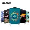 thumbnail image 2 of Funda protectora de equipaje con mapa del mundo elástico grueso, traje con cremallera para bolsa de 18-32 pulgadas, fundas para maleta, cubierta para carrito, accesorios de viaje Tan Jianjun  unisex, 2 of 2