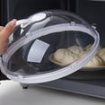 thumbnail image 2 of Cubierta A Prueba de Salpicaduras de Alimentos para Microondas, Cubierta para Calentar Hornos Domésticos, Cubierta Transparente para Platos, Accesorios para Utensilios de Cocina, 2 of 4