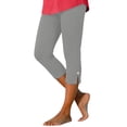 thumbnail image 3 of Capri Leggings for Women Summer Casual Elastic High Waisted Split Hem Workout Yoga Cropped Capris Pants, 3 of 10