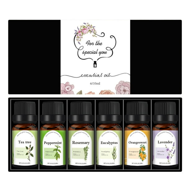 Aceites esenciales Elementos esenciales para el hogar Vela Unilateral de aromaterapia de naranja dulce,aceite de árbol de té,lavanda,Material de vela artesanal,aceite ese(Buy 2 Save 10%)