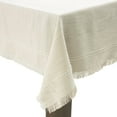 thumbnail image 3 of Better Homes & Gardens Beige Fringe Table Cloth Throw - 50"x50", 3 of 12