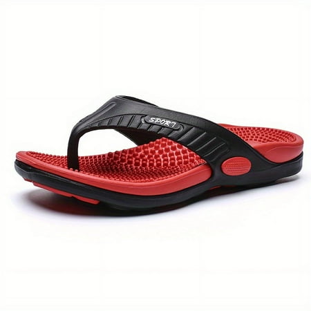 

Men s Massage Non-Slip Flip Flops Quick-Drying Comfy Thong Sandals For Indoor Outdoor Summer water shoes beach shoes Men s Sandals