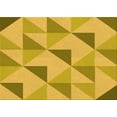 thumbnail image 1 of Ahgly Company Machine Washable Indoor Rectangle Transitional Dark Golden Rod Brown Area Rugs, 8' x 12', 1 of 7