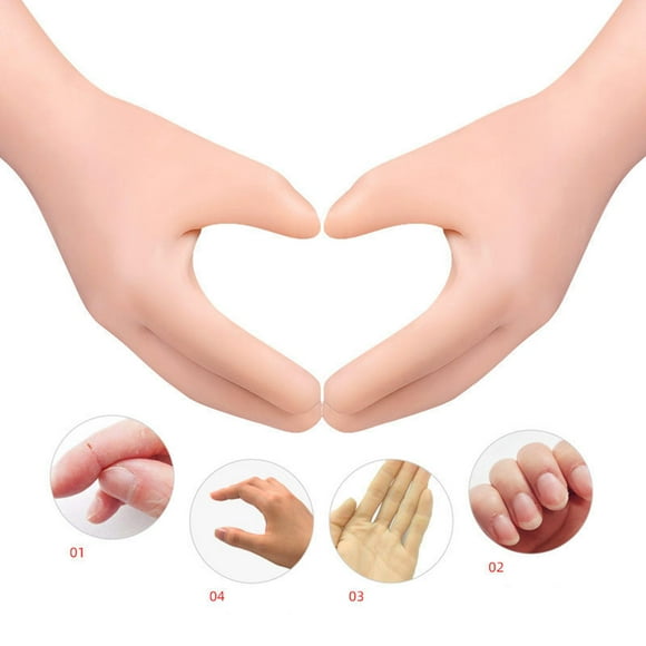 Guantes Humectantes Salvador Silicona Reutilizables Flexibles