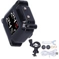 thumbnail image 4 of Monitor de Presión de Neumáticos ANGGREK Carga Magnética USB LCD TPMS con 2 Sensores para Motocicletas, 4 of 8