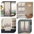 thumbnail image 7 of Watercolor Flowers Window Privacy Film, Retro Botanical Blooms Floral Butterfly Static Cling UV Sun Blocking Tint Film Heat Control Windows Films for Bedroom Bathroom, Window Stickers 35.4"x78.7", 7 of 7