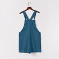 thumbnail image 4 of 2026 ! asdoklhq 2026 Summer Fall Shorts for Women $5, Womens Plus size Women's Cotton and Linen Double Pocket Bib Jumpsuit Loose Suspender Solid Color Jumpsuit, 4 of 9