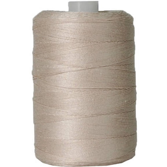 TUWAFE 100% Cotton Sewing and Quilting Thread | for Quilting, Sewing, and Serging | 1000M Spools 50/3 Weight | 50 Colors Available | Color Lt. Khaki 670