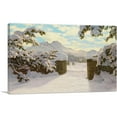 thumbnail image 1 of ARTCANVAS Winter Sun In Switzerland Canvas Art Print by Ivan Fedorovich Choultse - Size: 26" x 18" (0.75" Deep), 1 of 9