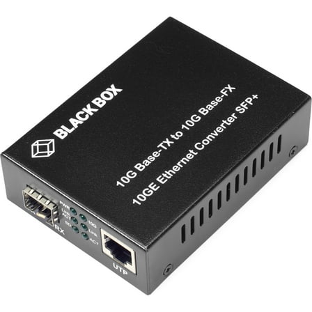 Black Box Smoothly converts 10GBASE-T to 10GBASE-R