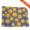 thumbnail image 2 of DouZhe Ensemble de 4 Sets de Table en Polyester, Motif Souriant et Résistant à la Chaleur pour Table à Manger, 12 Pouces x 18 Pouces, 2 of 6