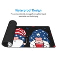 thumbnail image 3 of Rocae Gnome Independence Day for Gaming Mouse Pad, Mouse Pad Large, Office Computer Keyboard Mousepad, Keyboard and Mouse Pad with Stitched Edges,31.5 x 11.8 in, 3 of 5
