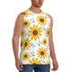 thumbnail image 2 of Fotbe Sunflowers Men's Camiseta sin Mangas Estampada para Hombres, Playera Casual para Gimnasio, Entrenamiento, Playa-XX-Large, 2 of 7