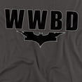 thumbnail image 2 of Dark Knight T-Shirt Wwbd Logo Unisex Graphic Tee For Men & Women, 2 of 7