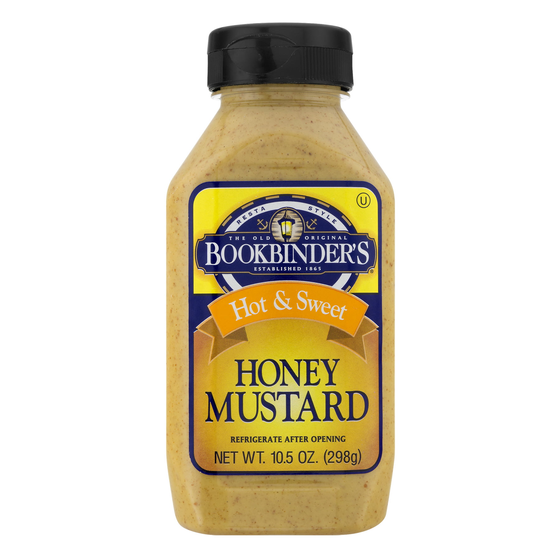 Bookbinder's Honey Mustard Hot & Sweet, 10.5 OZ - Walmart.com