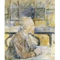 thumbnail image 2 of Toulouse-Lautrec, Henri 15x17 Gold Ornate Wood Framed with Double Matting Museum Art Print Titled - Portrait of Van Gogh, 2 of 4
