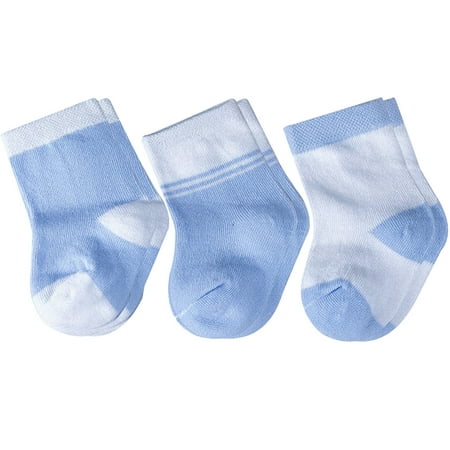 Baby Socks Cotton Warm 3 Pairs Winter Thickened Baby Crew Socks Newborn ...