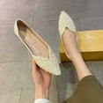 thumbnail image 2 of MEYSE Women Flats ballet Rhinestone Dressy Casual Wedding Comfortable Shoe Pointed-toe women's shoes, 2 of 6