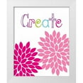 thumbnail image 1 of Robinson, Tamara 15x18 White Modern Wood Framed Museum Art Print Titled - Create Flower, 1 of 4